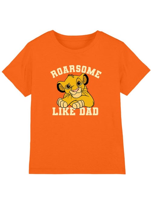 Le Roi Lion - T-shirt motif Simba ROARSOME LIKE DAD (Simba) - Kiabi