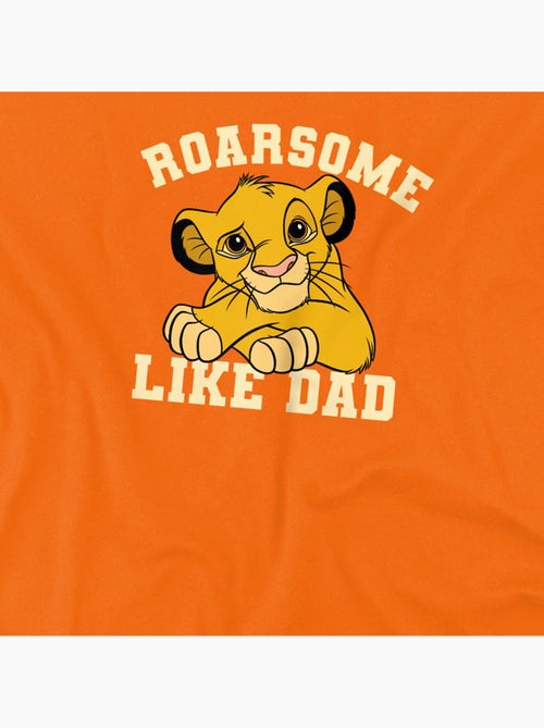 Le Roi Lion - T-shirt motif Simba ROARSOME LIKE DAD (Simba) - Kiabi