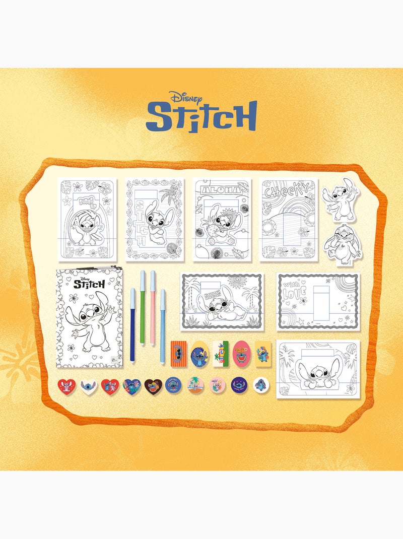Le sac à dos école de dessin et de coloriage Stitch N/A - Kiabi