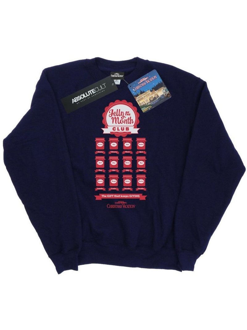 Le sapin a les boules - Sweat JELLY CLUB Bleu marine - Kiabi