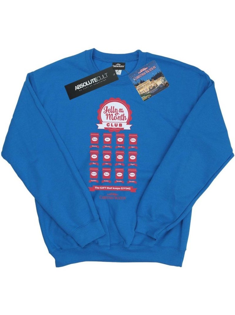 Le sapin a les boules - Sweat JELLY CLUB Bleu roi - Kiabi