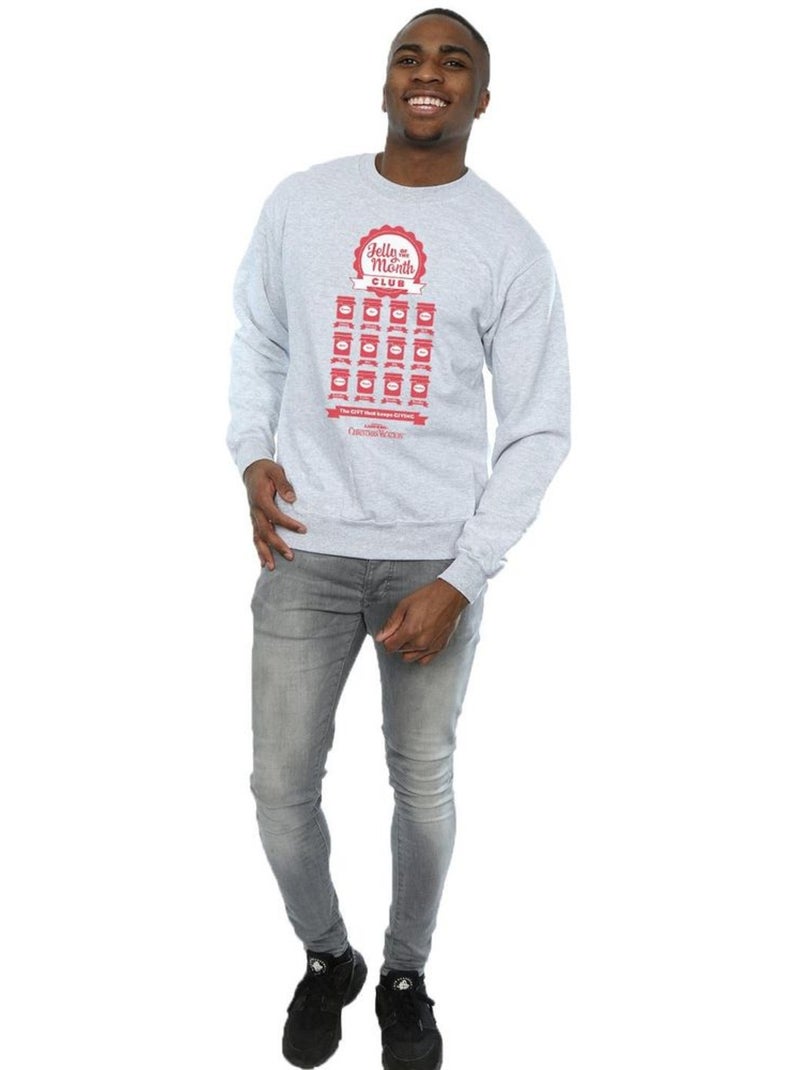 Le sapin a les boules - Sweat JELLY CLUB Gris chiné - Kiabi