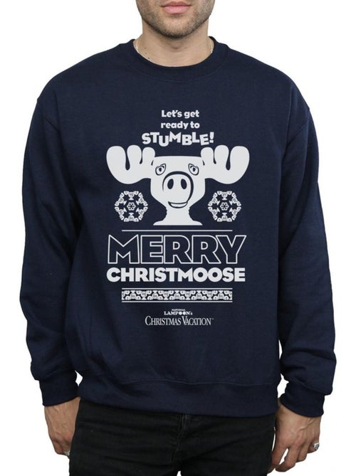 Le sapin a les boules - Sweat MERRY CHRISTMOOSE - Kiabi