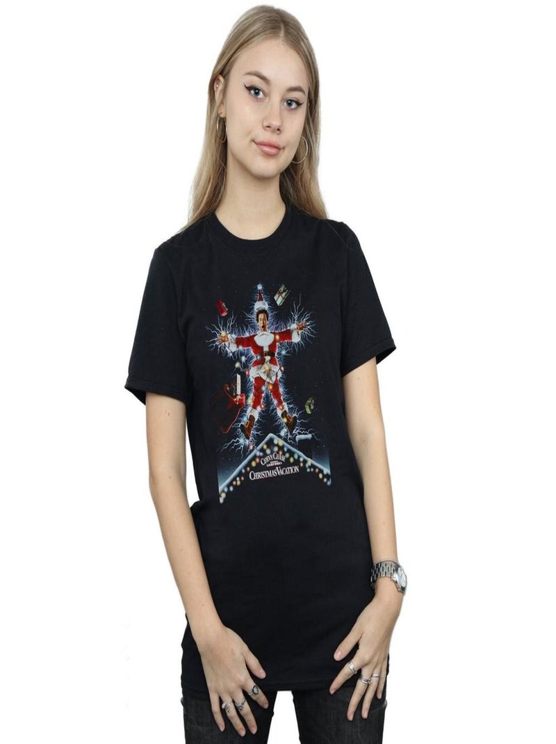 Le sapin a les boules - T-shirt Noir - Kiabi