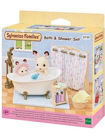 Le set baignoire et douche - Sylvanian Families - 5739