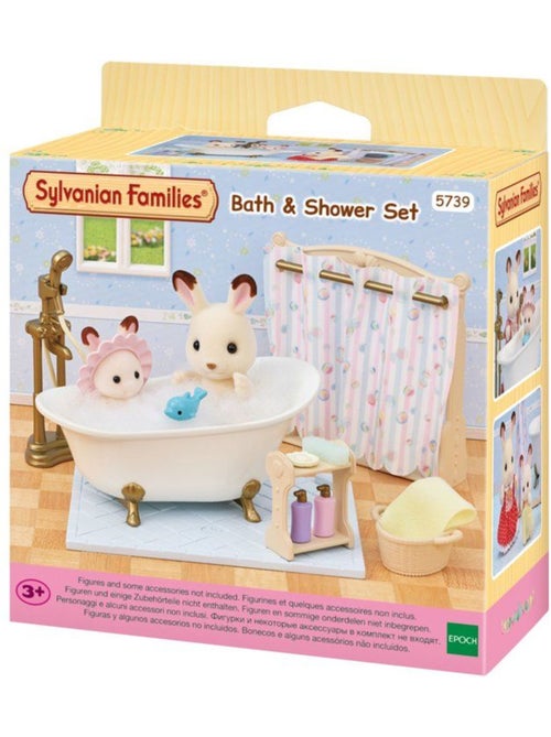 Le set baignoire et douche - sylvanian families - 5739 - Kiabi