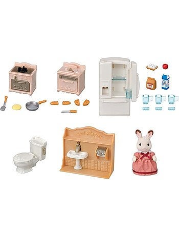 Le set d'ameublement cosy cottage et maman - Sylvanian Families - 5449