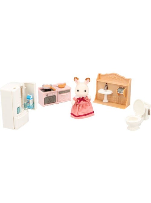 Le set d'ameublement cosy cottage et maman - sylvanian families - 5449 - Kiabi