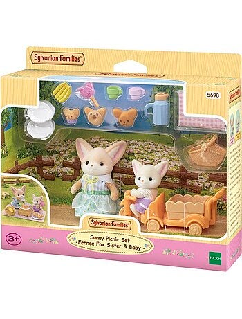 Le set de pique-nique des frères et sœurs fennec - sylvanian families - 5698