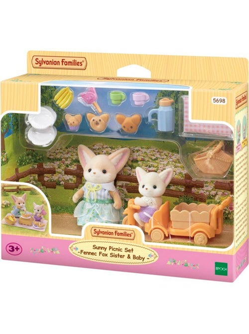 Le set de pique-nique des frères et sœurs fennec - sylvanian families - 5698 - Kiabi