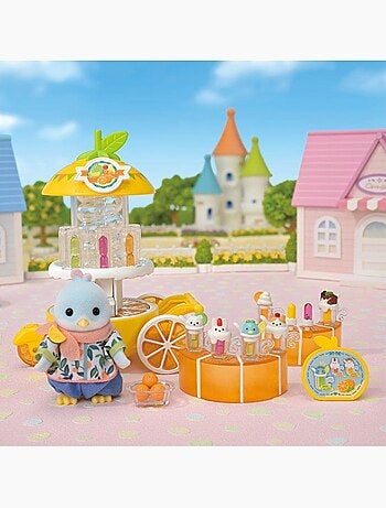 Le stand de jus de fruits - sylvanian families - la fête foraine - dès 3 ans