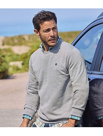 Le sweat molleton col rond - atlas for men