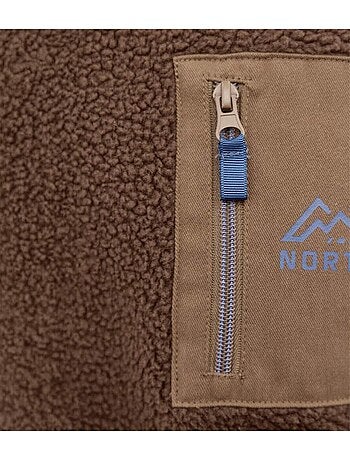 Le sweat sherpa à col zippé - atlas for men