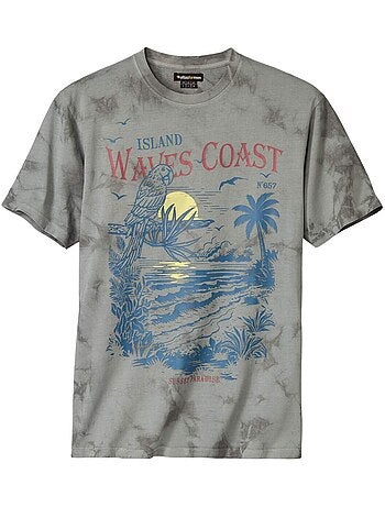 Le tee-shirt tie and dye imprimé - atlas for men