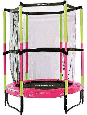 Le trampoline joey jump 3.0 rose de 140 cm de diamètre