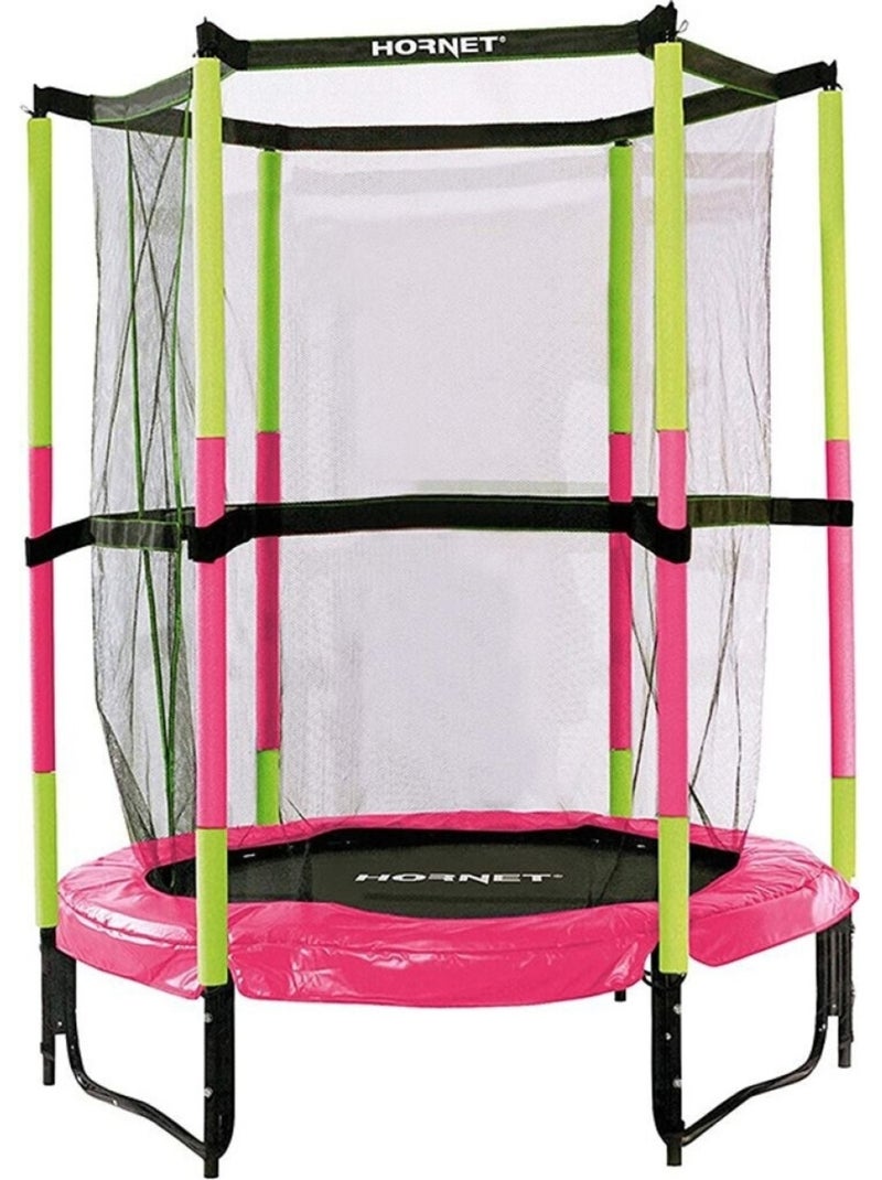 Le trampoline joey jump 3.0 rose de 140 cm de diamètre Multicolore - Kiabi