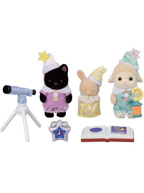 Le trio des bébés pyjama party - sylvanian families - 5750 - Kiabi