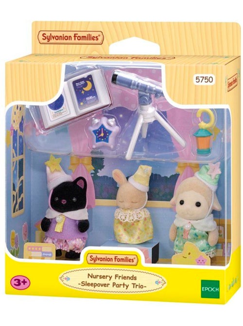 Le trio des bébés pyjama party - sylvanian families - 5750 - Kiabi