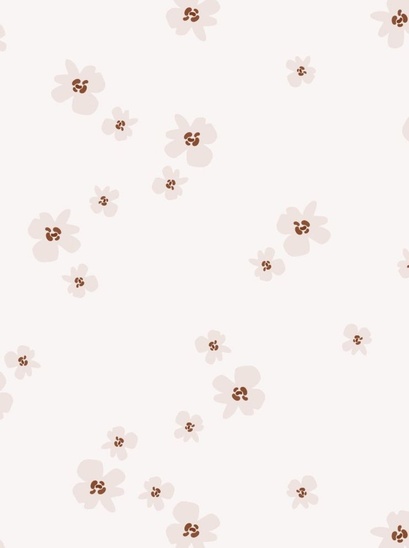 Lé unique papier peint - Motif Paloma Multicolore - Kiabi