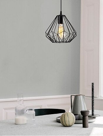 LEA Suspension filaire noire en métal