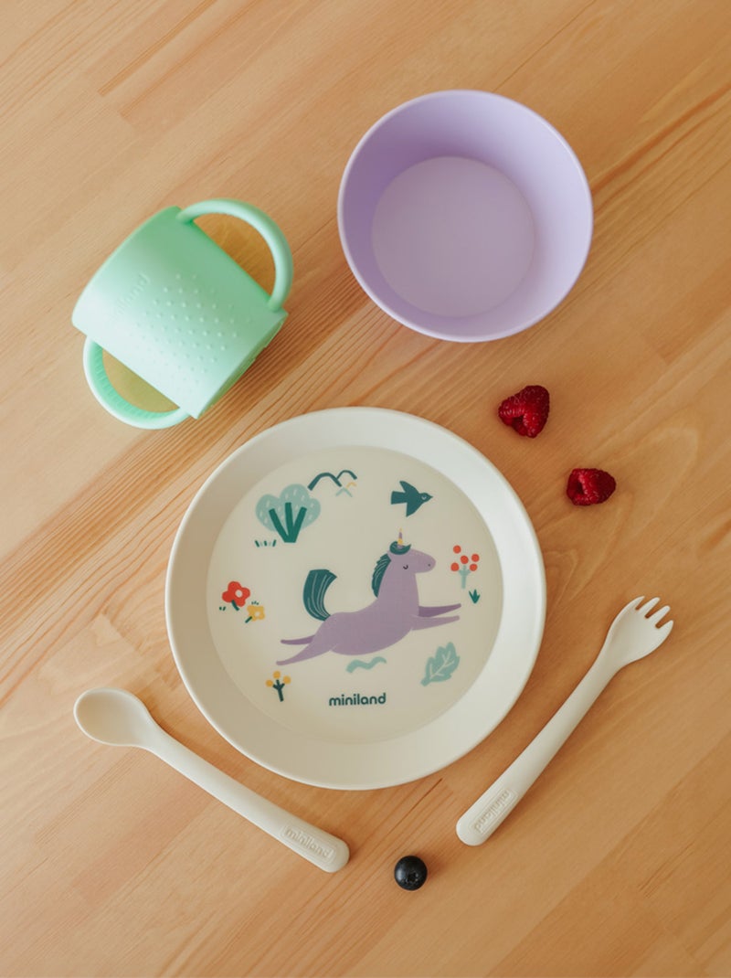 Learning Tableware Dream Miniland Blanc - Kiabi