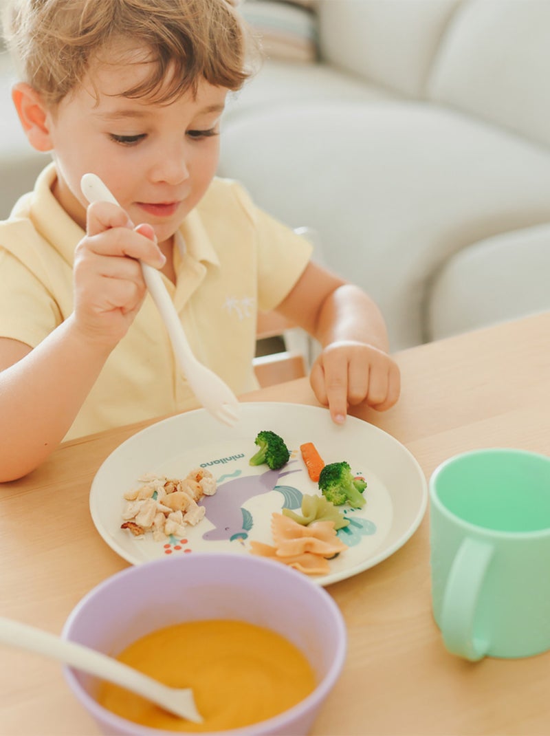Learning Tableware Dream Miniland Blanc - Kiabi