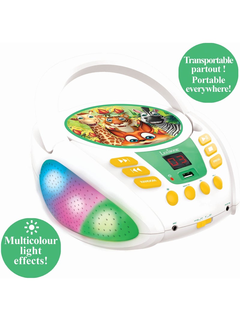 Lecteur CD Bluetooth Animaux Blanc - Kiabi