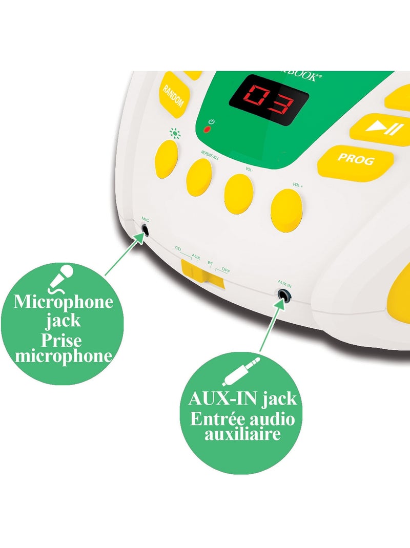 Lecteur CD Bluetooth Animaux Blanc - Kiabi