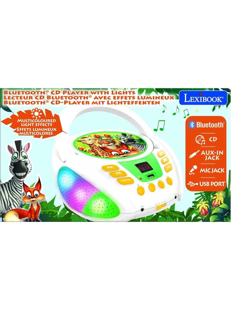 Lecteur CD Bluetooth Animaux Blanc - Kiabi