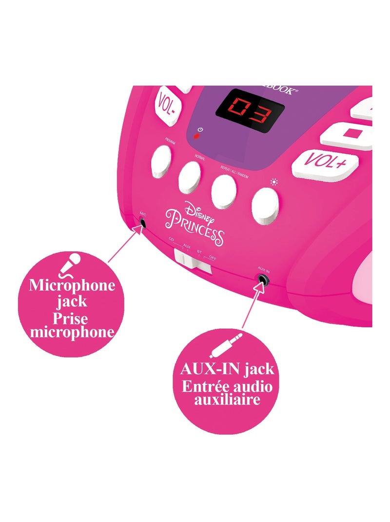 Lecteur CD Bluetooth Disney Princess Noir - Kiabi