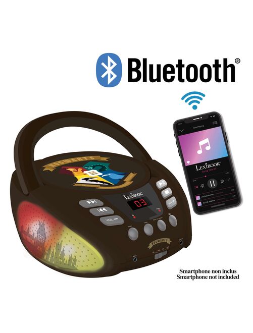 Lecteur CD Portable Bluetooth Licorne - LEXIBOOK - Effets Lumineux