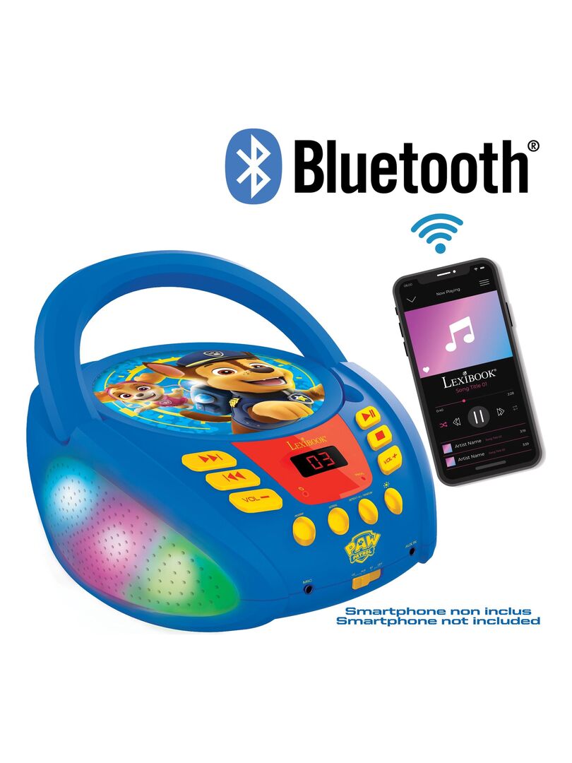 LEXIBOOK Lecteur CD enfant Bluetooth Minnie lumières