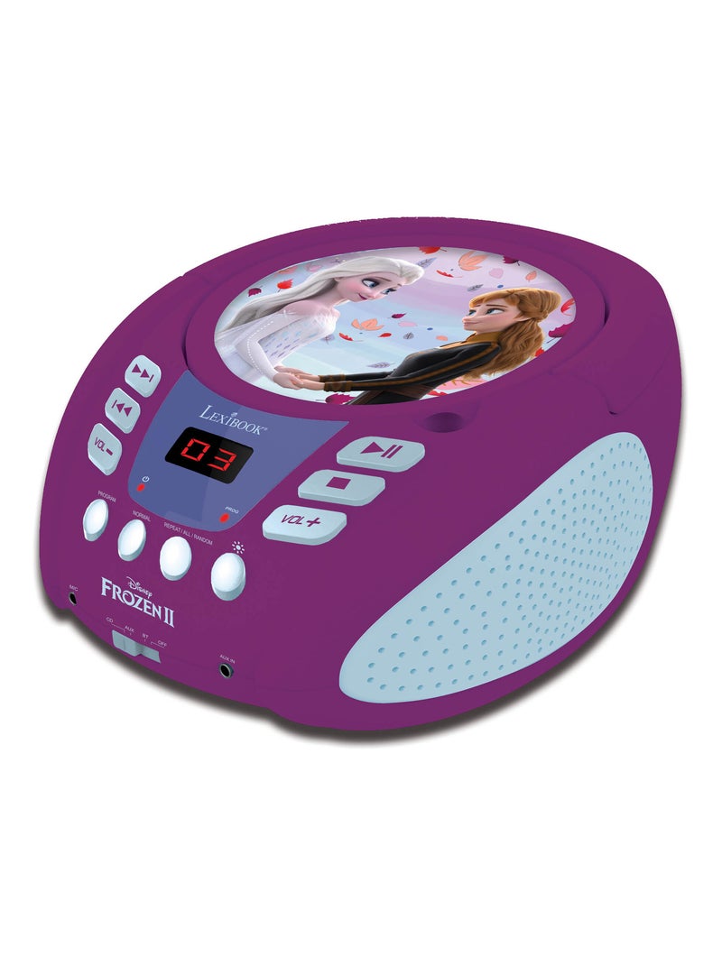 Lecteur CD Bluetooth La Reine des Neiges Violet - Kiabi