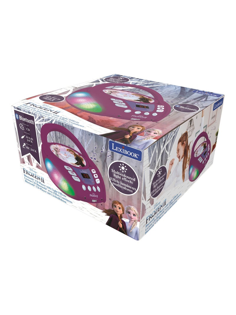 Lecteur CD Bluetooth La Reine des Neiges Violet - Kiabi