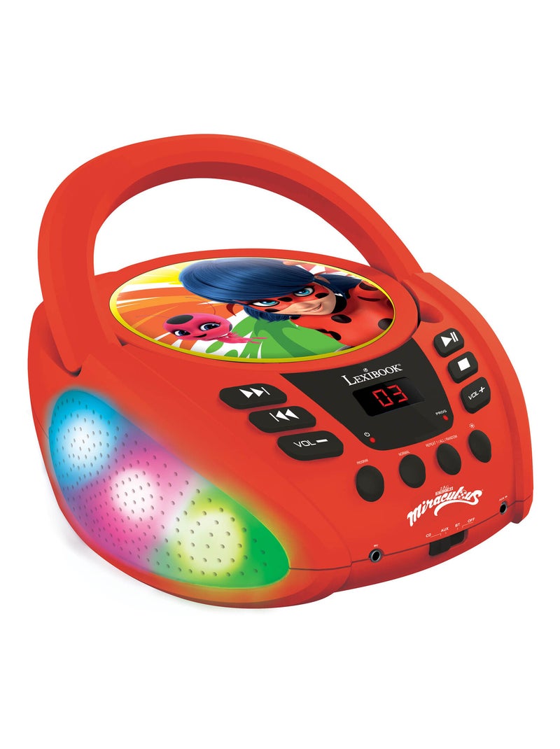 Lecteur CD Bluetooth Miraculous Rouge - Kiabi