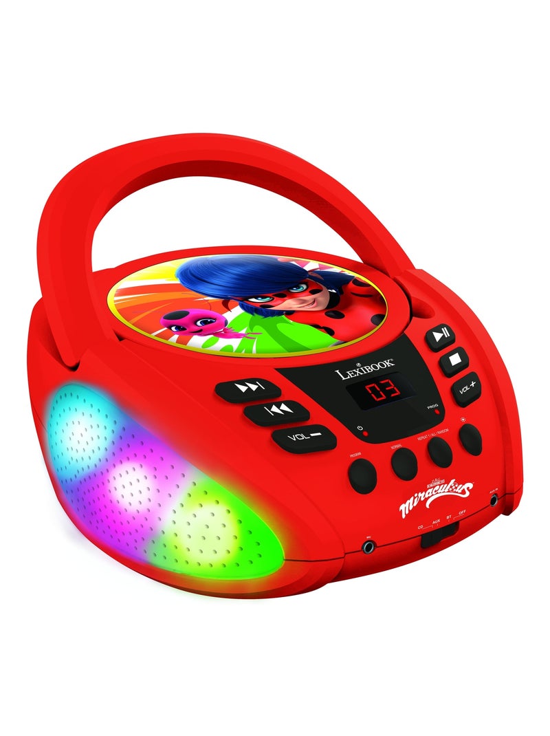 Lecteur CD Bluetooth Miraculous Rouge - Kiabi