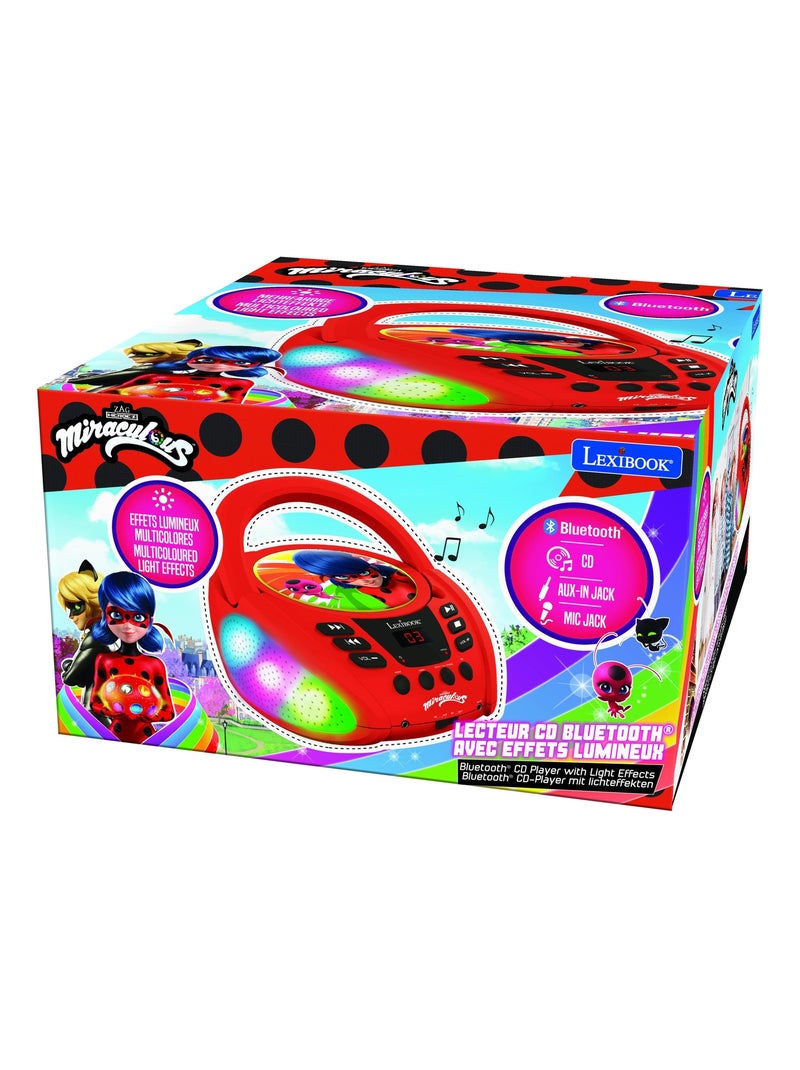 Lecteur CD Bluetooth Miraculous Rouge - Kiabi