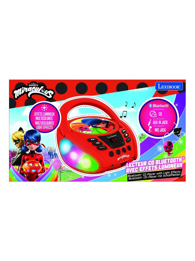 Lecteur CD Bluetooth Miraculous Rouge - Kiabi