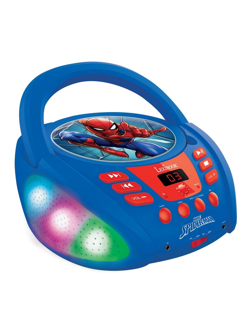 Lecteur CD Bluetooth Spider-Man Bleu - Kiabi
