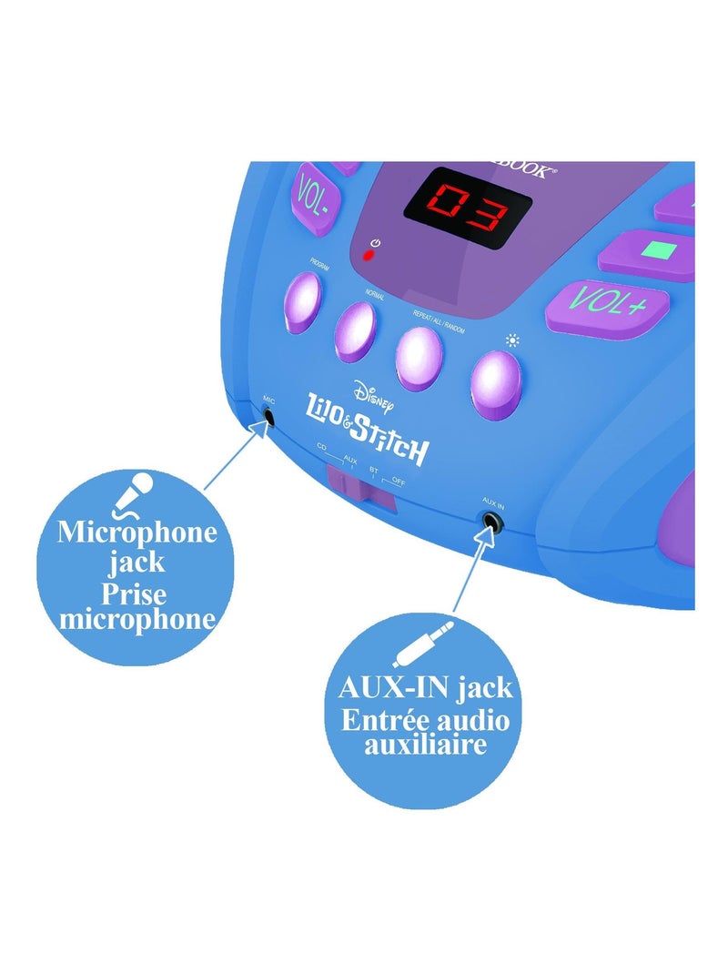 Lecteur CD Bluetooth Stitch Bleu - Kiabi