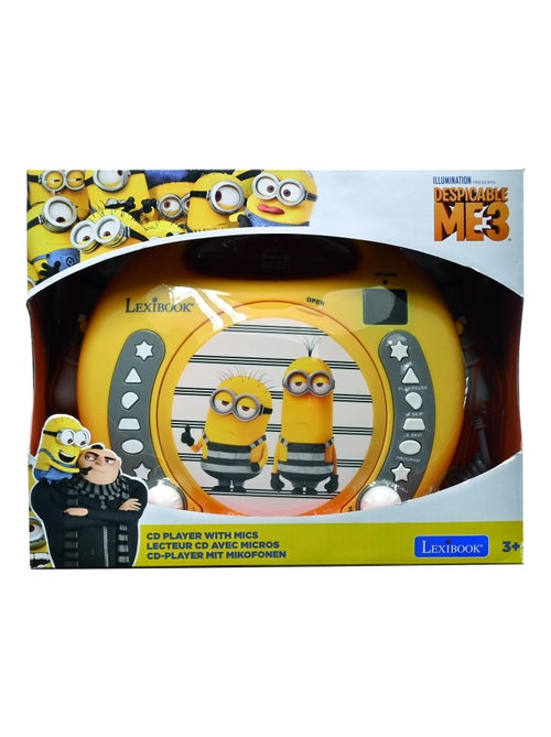 Lecteur CD portable avec 2 microphones Les Minions - Kiabi
