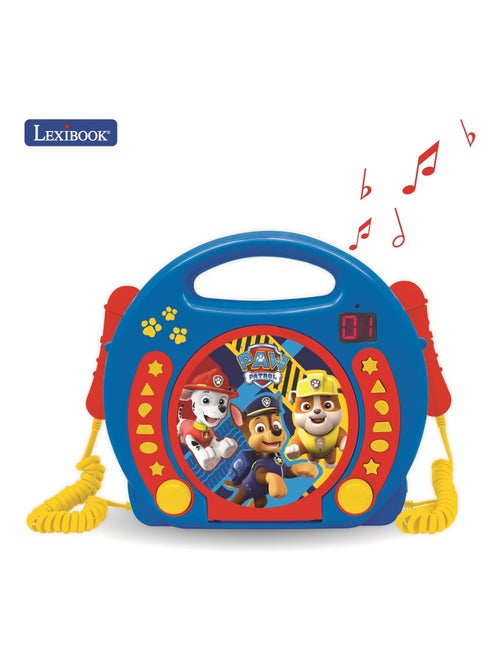 Lecteur CD portable avec 2 microphones Pat Patrouille - Kiabi