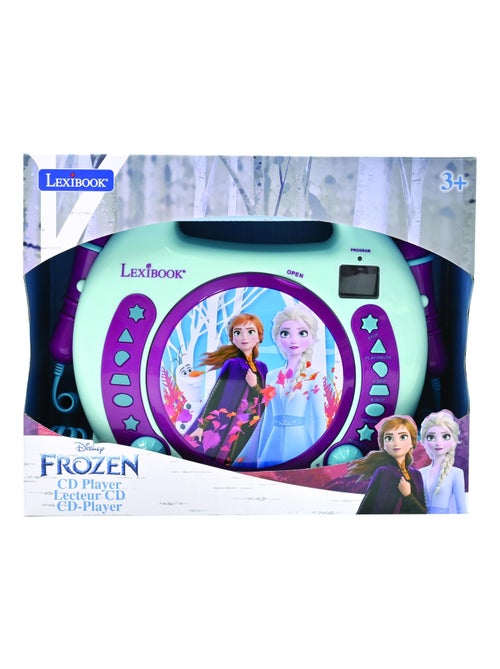 Lecteur CD portable avec 2 microphones Reine des Neiges - Kiabi
