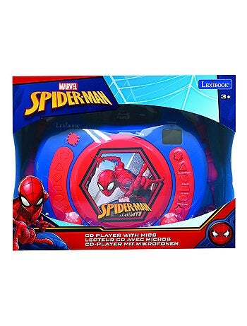 Lecteur CD portable avec 2 microphones SpiderMan