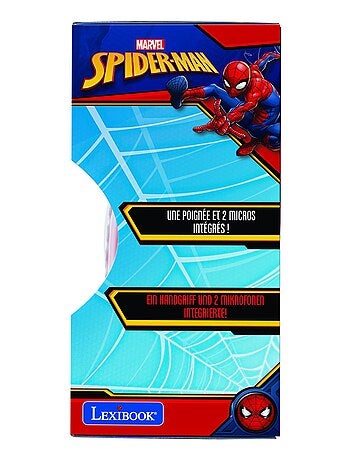 Lecteur CD portable avec 2 microphones SpiderMan