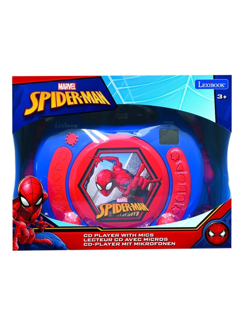 Lecteur CD portable avec 2 microphones SpiderMan - Kiabi