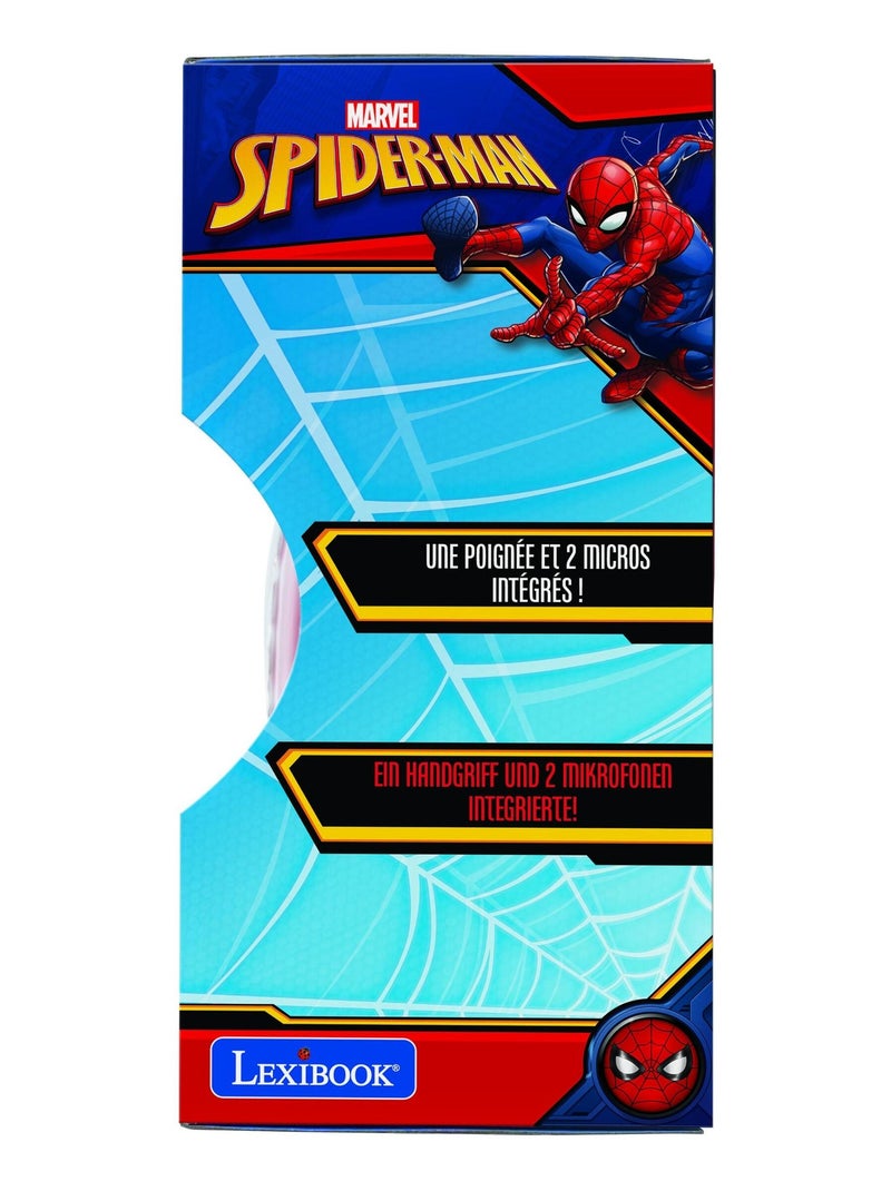 Lecteur CD portable avec 2 microphones SpiderMan Bleu - Kiabi