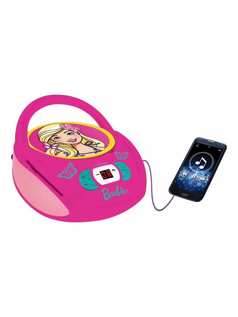 Lecteur Cd Portable Avec Prise Micro Barbie N/A - Kiabi