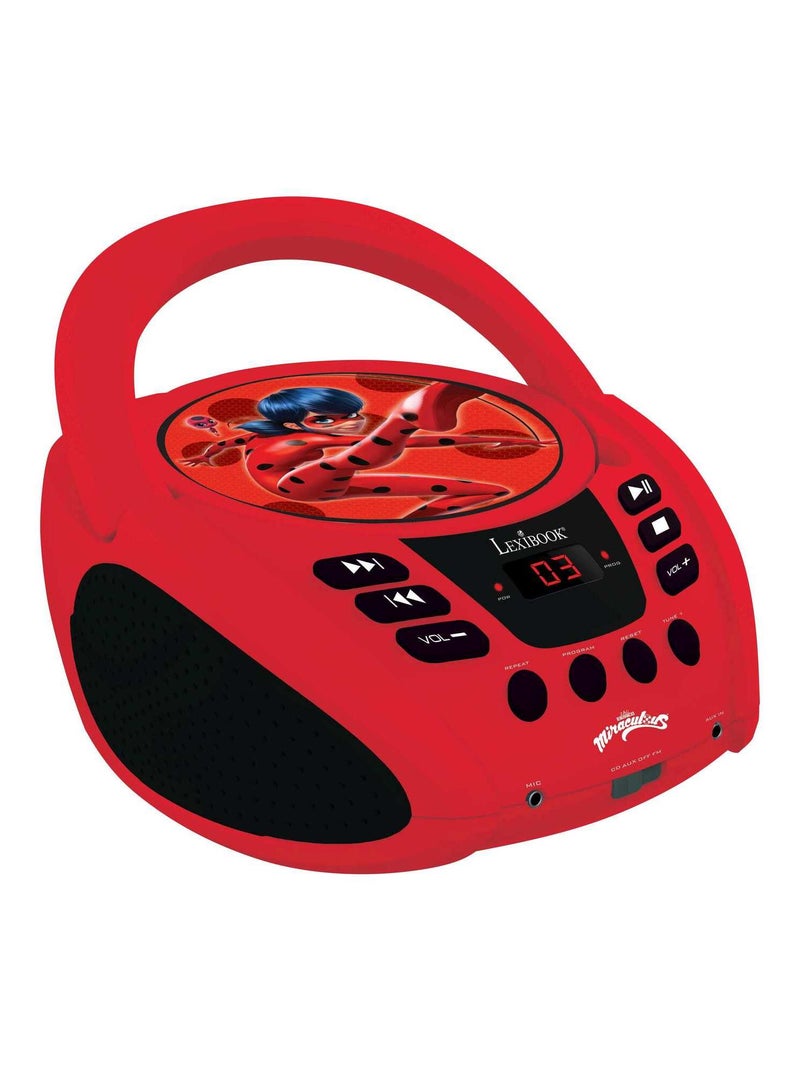 Lecteur Cd Portable Avec Prise Micro Miraculous N/A - Kiabi