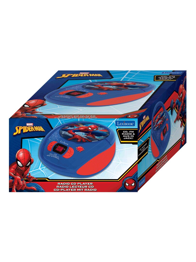 Lecteur Cd Portable Avec Prise Micro Spiderman N/A - Kiabi